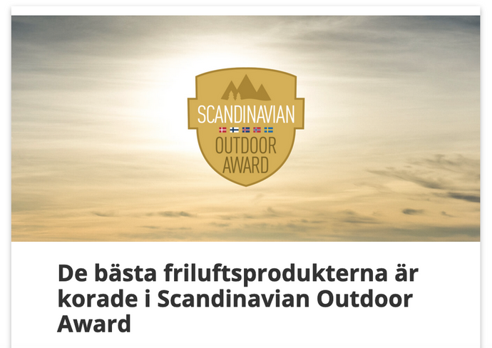 Vinnare av Scandinavian Outdoor Reward